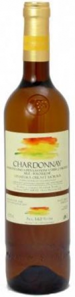 Chardonnay-výběr z hroznů,polosuché