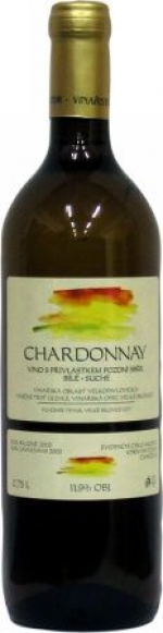 Chardonnay-pozdní sběr,suché