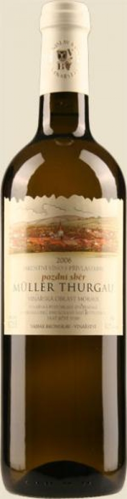 Müller Thurgau - 2006 pozdní sběr za 115,-Kč